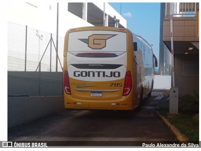 Empresa Gontijo de Transportes 7115 na cidade de Betim, Minas Gerais, Brasil, por Paulo Alexandre da Silva. Número da foto: #12120795.
