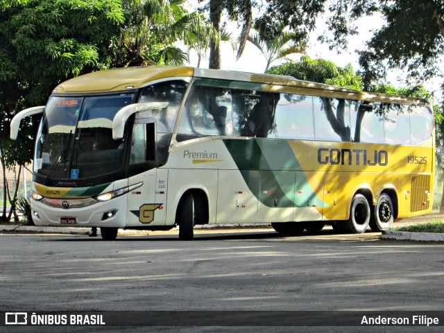 Empresa Gontijo de Transportes 19525 na cidade de Varginha, Minas Gerais, Brasil, por Anderson Filipe. Número da foto: #12121713.