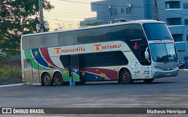 Transcolita Turismo 3000 na cidade de Dourados, Mato Grosso do Sul, Brasil, por Matheus Henrique. Número da foto: #12121427.