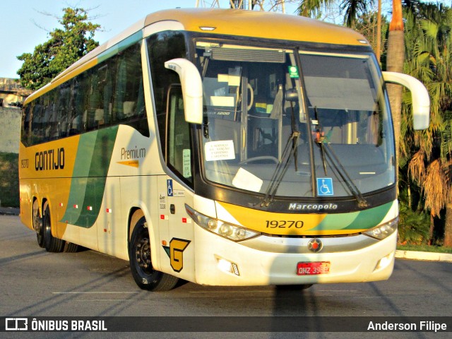 Empresa Gontijo de Transportes 19270 na cidade de Varginha, Minas Gerais, Brasil, por Anderson Filipe. Número da foto: #12121718.
