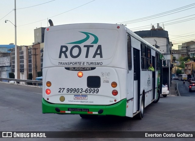 Rota Transporte e Turismo 2320 na cidade de Cariacica, Espírito Santo, Brasil, por Everton Costa Goltara. Número da foto: #12120936.