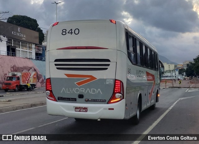 Viação Alvorada 840 na cidade de Cariacica, Espírito Santo, Brasil, por Everton Costa Goltara. Número da foto: #12120922.