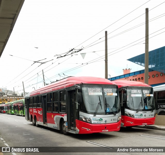 Himalaia Transportes > Ambiental Transportes Urbanos 4 1553 na cidade de São Paulo, São Paulo, Brasil, por Andre Santos de Moraes. Número da foto: #12121475.