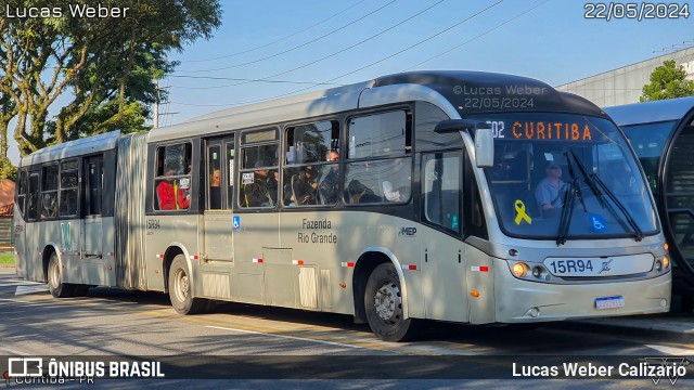 Leblon Transporte de Passageiros 15R94 na cidade de Curitiba, Paraná, Brasil, por Lucas Weber Calizario. Número da foto: #12119296.