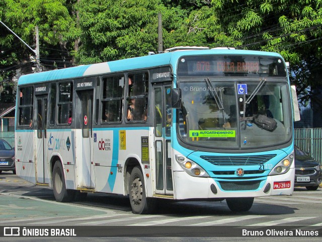 Aliança Transportes Urbanos 21412 na cidade de Fortaleza, Ceará, Brasil, por Bruno Oliveira Nunes. Número da foto: #12119511.