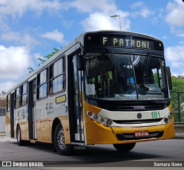 Empresa de Transportes Nova Marambaia AT-181 na cidade de Belém, Pará, Brasil, por Samara Goes. Número da foto: #12119508.