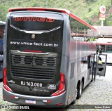 Transportes Única Petrópolis RJ 163.008 na cidade de Juiz de Fora, Minas Gerais, Brasil, por Isaias Ralen. Número da foto: #:id.