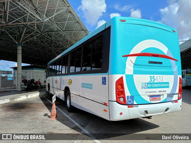 Rota Sol > Vega Transporte Urbano 35433 na cidade de Fortaleza, Ceará, Brasil, por Davi Oliveira. Número da foto: #12123750.