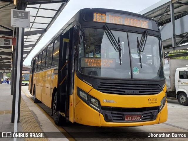 Real Auto Ônibus C41389 na cidade de Rio de Janeiro, Rio de Janeiro, Brasil, por Jhonathan Barros. Número da foto: #12122600.