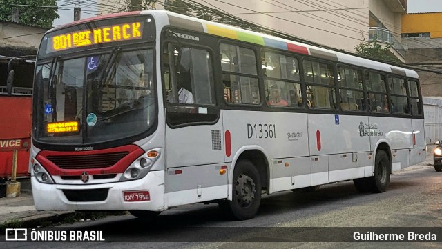 Transportes Barra D13361 na cidade de Rio de Janeiro, Rio de Janeiro, Brasil, por Guilherme Breda. Número da foto: #12123047.