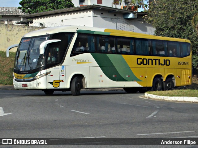 Empresa Gontijo de Transportes 19095 na cidade de Varginha, Minas Gerais, Brasil, por Anderson Filipe. Número da foto: #12121869.