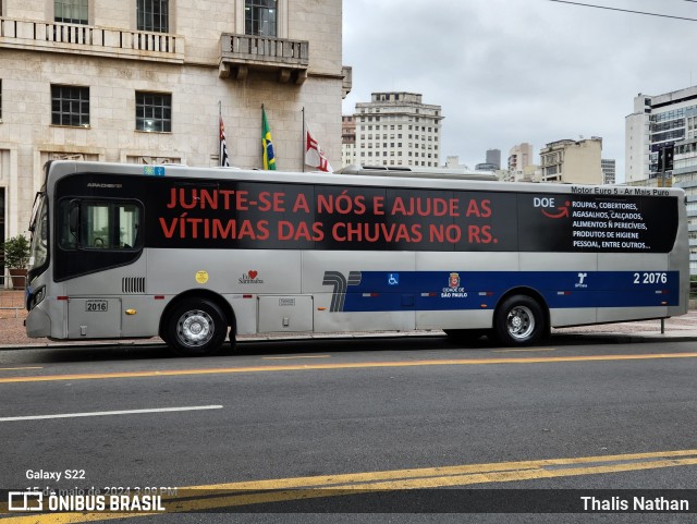Sambaíba Transportes Urbanos 2 2076 na cidade de São Paulo, São Paulo, Brasil, por Thalis Nathan. Número da foto: #12124834.