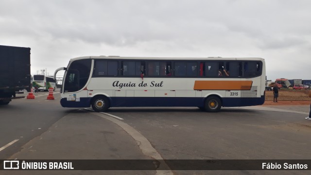 Águia do Sul Turismo 3315 na cidade de Guarulhos, São Paulo, Brasil, por Fábio Santos. Número da foto: #12123482.