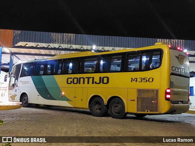 Empresa Gontijo de Transportes 14350 na cidade de Serra Talhada, Pernambuco, Brasil, por Lucas Ramon. Número da foto: #12123215.