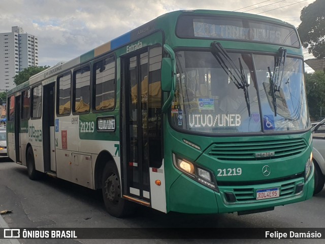 OT Trans - Ótima Salvador Transportes 21219 na cidade de Salvador, Bahia, Brasil, por Felipe Damásio. Número da foto: #12124230.