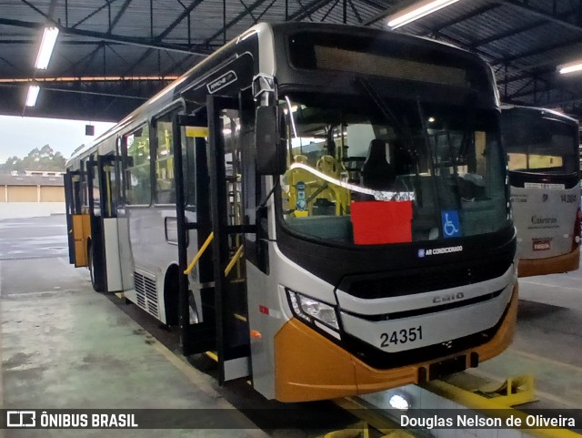 Viação Cidade de Caieiras 24351 na cidade de Caieiras, São Paulo, Brasil, por Douglas Nelson de Oliveira. Número da foto: #12123675.