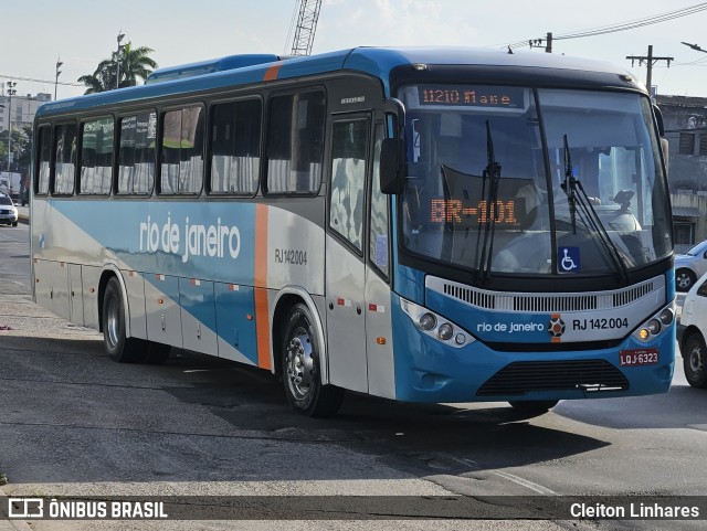 Expresso Rio de Janeiro RJ 142.004 na cidade de Niterói, Rio de Janeiro, Brasil, por Cleiton Linhares. Número da foto: #12122957.