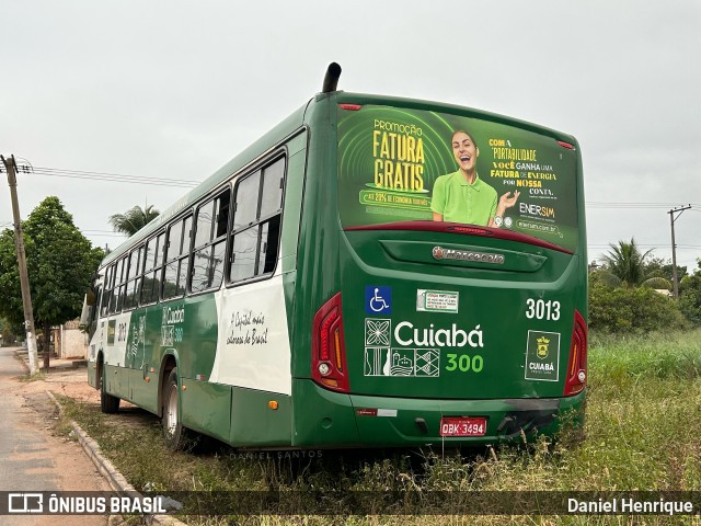 Expresso Caribus Transportes 3013 na cidade de Cuiabá, Mato Grosso, Brasil, por Daniel Henrique. Número da foto: #12122650.