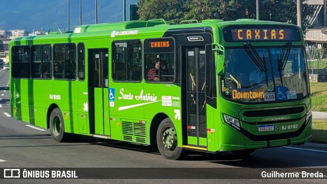 Transportes Santo Antônio RJ 161.163 na cidade de Rio de Janeiro, Rio de Janeiro, Brasil, por Guilherme Breda. Número da foto: #12123020.