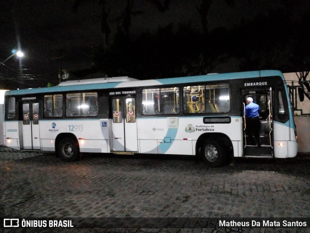 Auto Viação São José 12913 na cidade de Fortaleza, Ceará, Brasil, por Matheus Da Mata Santos. Número da foto: #12123779.