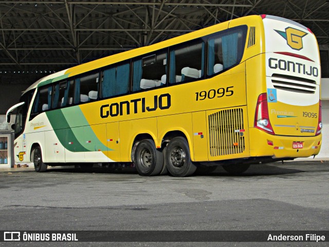 Empresa Gontijo de Transportes 19095 na cidade de Varginha, Minas Gerais, Brasil, por Anderson Filipe. Número da foto: #12121861.