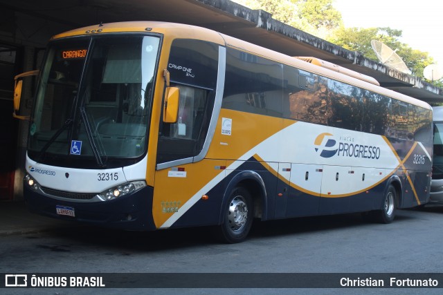Viação Progresso 32315 na cidade de Carangola, Minas Gerais, Brasil, por Christian  Fortunato. Número da foto: #12122075.