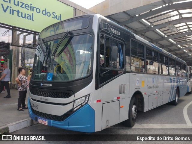 Viação Nossa Cidade 00457 na cidade de Franco da Rocha, São Paulo, Brasil, por Espedito de Brito Gomes. Número da foto: #12124334.