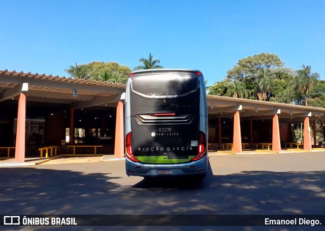 Viação Garcia 82219 na cidade de Jandaia do Sul, Paraná, Brasil, por Emanoel Diego.. Número da foto: #12123317.