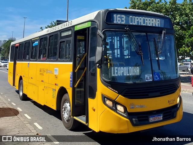 Real Auto Ônibus A41064 na cidade de Rio de Janeiro, Rio de Janeiro, Brasil, por Jhonathan Barros. Número da foto: #12122509.