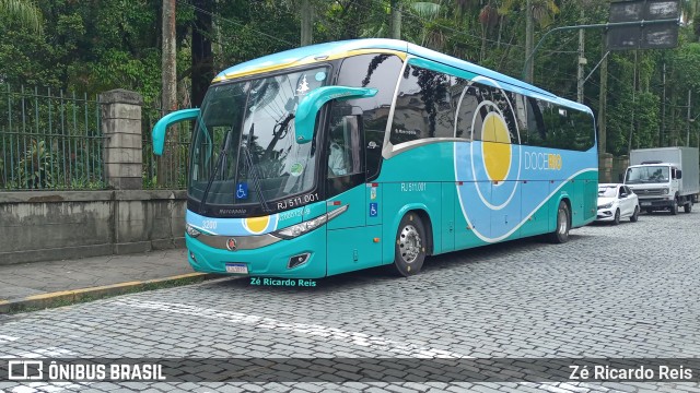 Doce Rio Fretamento e Turismo RJ511.001 na cidade de Petrópolis, Rio de Janeiro, Brasil, por Zé Ricardo Reis. Número da foto: #12123610.