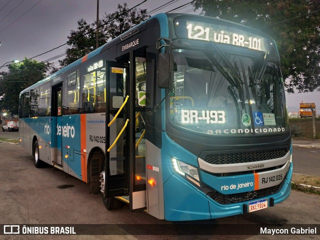 Expresso Rio de Janeiro RJ 142.025 na cidade de Niterói, Rio de Janeiro, Brasil, por Maycon Gabriel. Número da foto: #12122925.
