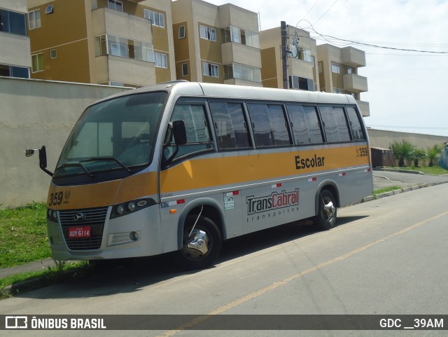 Trans Cabral Transportes 359 na cidade de Colombo, Paraná, Brasil, por GDC __39AM. Número da foto: #12123787.
