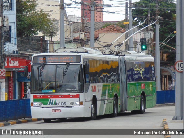 Next Mobilidade - ABC Sistema de Transporte 8105 na cidade de Santo André, São Paulo, Brasil, por Fabrício Portella Matos. Número da foto: #12122901.