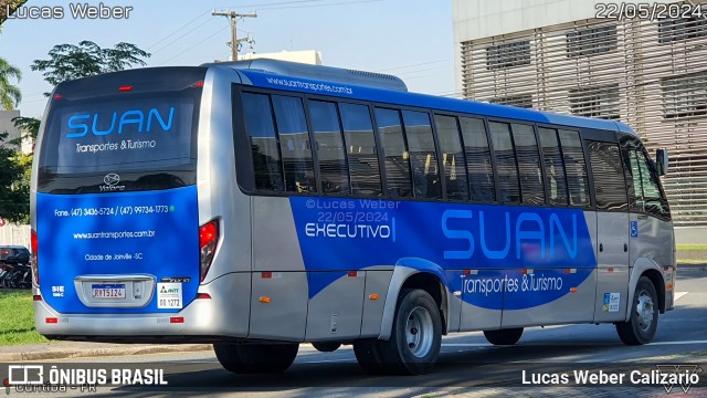 Suan Transportes e Turismo RYT5I24 na cidade de Curitiba, Paraná, Brasil, por Lucas Weber Calizario. Número da foto: #12127105.