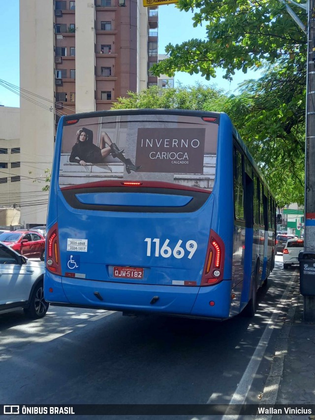 Canasvieiras Transportes 11669 na cidade de Florianópolis, Santa Catarina, Brasil, por Wallan Vinicius. Número da foto: #12127028.
