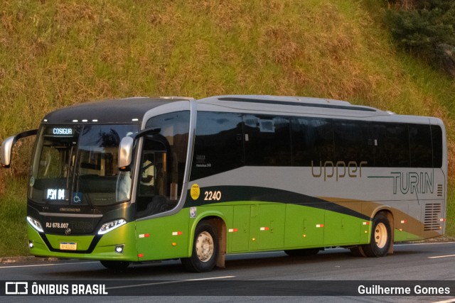 Turin Transportes 2240 na cidade de Piraí, Rio de Janeiro, Brasil, por Guilherme Gomes. Número da foto: #12126651.