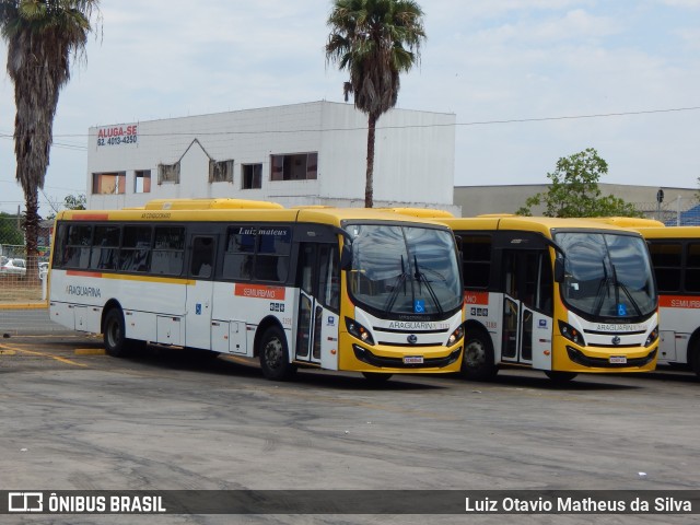 Viação Araguarina 3191 na cidade de Goiânia, Goiás, Brasil, por Luiz Otavio Matheus da Silva. Número da foto: #12125742.
