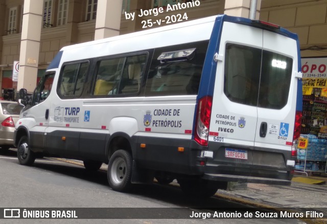 Turb Petrópolis > Turp -Transporte Urbano de Petrópolis 6401 na cidade de Petrópolis, Rio de Janeiro, Brasil, por Jorge Antonio de Souza Muros Filho. Número da foto: #12126941.