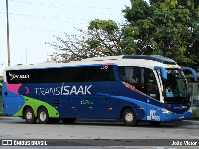 Trans Isaak Turismo 1540 na cidade de São Paulo, São Paulo, Brasil, por João Victor. Número da foto: #12125880.