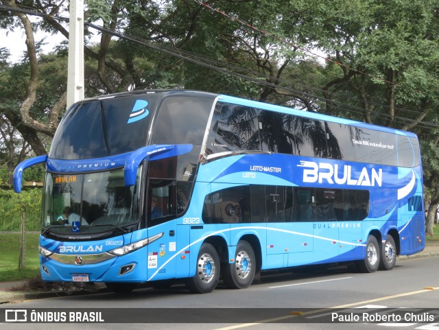 Brulan Transportes 9823 na cidade de Curitiba, Paraná, Brasil, por Paulo Roberto Chulis. Número da foto: #12126453.