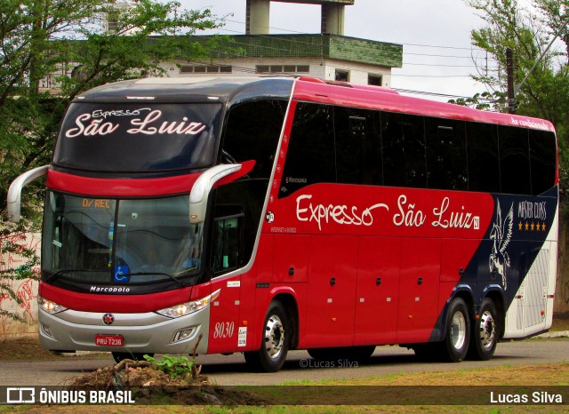 Expresso São Luiz 8030 na cidade de Recife, Pernambuco, Brasil, por Lucas Silva. Número da foto: #12127199.