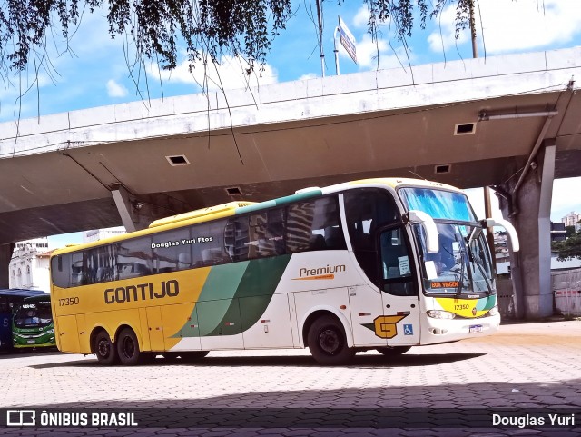 Empresa Gontijo de Transportes 17350 na cidade de Belo Horizonte, Minas Gerais, Brasil, por Douglas Yuri. Número da foto: #12125004.