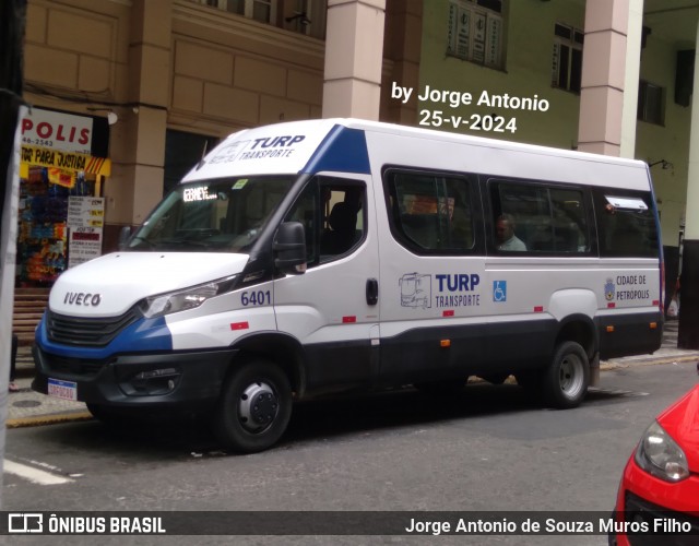 Turb Petrópolis > Turp -Transporte Urbano de Petrópolis 6401 na cidade de Petrópolis, Rio de Janeiro, Brasil, por Jorge Antonio de Souza Muros Filho. Número da foto: #12126952.
