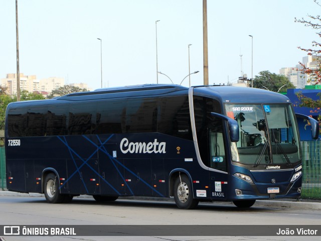 Viação Cometa 721550 na cidade de São Paulo, São Paulo, Brasil, por João Victor. Número da foto: #12126986.