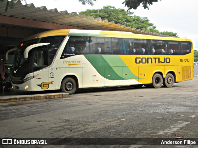 Empresa Gontijo de Transportes 19170 na cidade de Três Corações, Minas Gerais, Brasil, por Anderson Filipe. Número da foto: #12127112.
