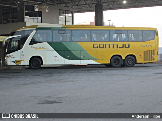 Empresa Gontijo de Transportes 19275 na cidade de Varginha, Minas Gerais, Brasil, por Anderson Filipe. Número da foto: #12127067.