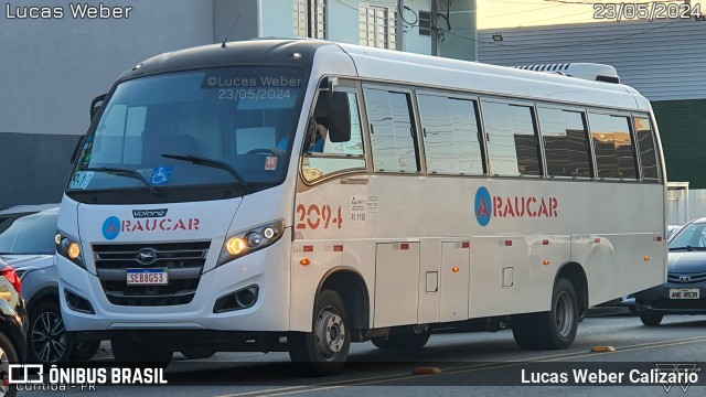 Araucar Locação de Veículos 2094 na cidade de Curitiba, Paraná, Brasil, por Lucas Weber Calizario. Número da foto: #12127185.
