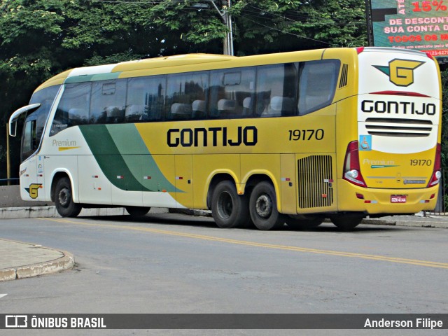 Empresa Gontijo de Transportes 19170 na cidade de Três Corações, Minas Gerais, Brasil, por Anderson Filipe. Número da foto: #12127101.