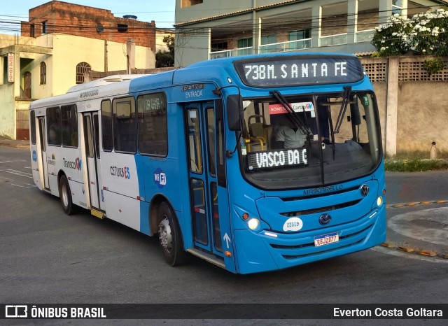Nova Transporte 22319 na cidade de Cariacica, Espírito Santo, Brasil, por Everton Costa Goltara. Número da foto: #12125093.