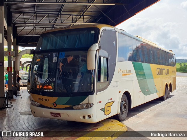 Empresa Gontijo de Transportes 14440 na cidade de João Monlevade, Minas Gerais, Brasil, por Rodrigo Barraza. Número da foto: #12125787.
